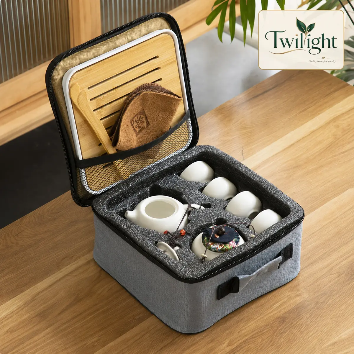 Ceramic Travel Tea Set